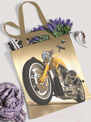 

Сумка-шоппер JoyArty, Желтый мотоцикл / bsh_18233