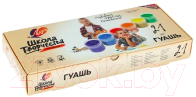 Изображение товара Гуашь ЛУЧ Школа творчества / 29С 1755-08 (21цв)