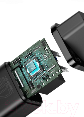 Зарядное устройство сетевое Baseus Super Si 1C Sets 20W / TZCCSUP-B01 (черный)