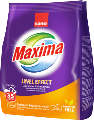 Стиральный порошок Sano Maxima Javel Effect концентрированный (1.25кг)