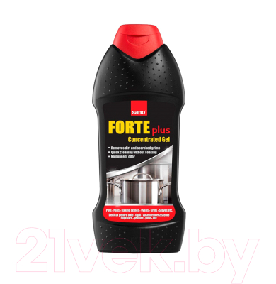 Чистящее средство для кухни Sano Forte Plus Concentrated Gel для удаления пригоревшей грязи (500мл)