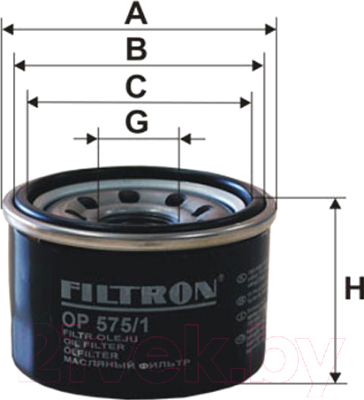 Масляный фильтр Filtron OP575/1