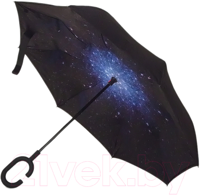Зонт-трость Ame Yoke L 59 (звездное небо/черный)