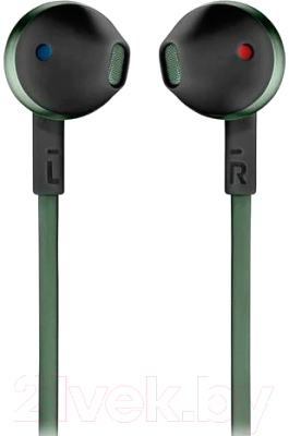 Беспроводные наушники JBL T205BT (зеленый)