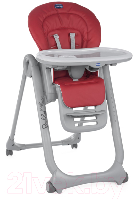 Стульчик для кормления Chicco Polly Magic Relax (red)