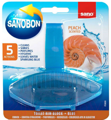 Чистящее средство для унитаза Sano Sanobon Blue Peach (55г)