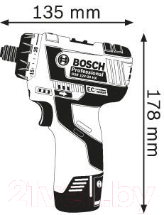 Профессиональный шуруповерт Bosch GSR 12V-20 HX Professional (0.601.9D4.102)