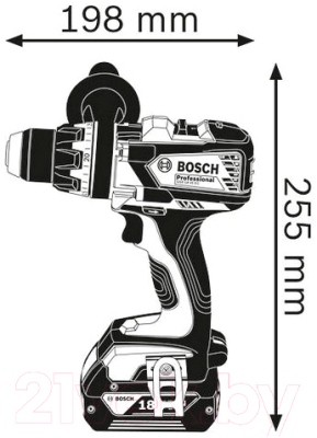 Профессиональная дрель-шуруповерт Bosch GSR 18 VE-EC L-BOXX (0.601.9F1.102)