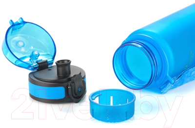Бутылка для воды UZSpace Colorful Frosted / 3038 (1л, голубой)