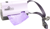 Контейнер для уборочных пакетов Duvo Plus 12927/DV с фонариком (фиолетовый) - 