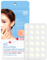 Маска-патч для лица G9Skin AC Solution Acne Clear Spot Patch от акне (60шт) - 