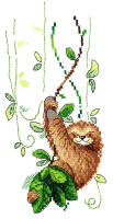 Набор для вышивания М.П.Студия Задорный ленивец / В-538М - 