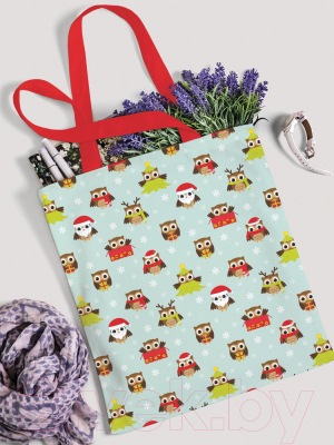 

Сумка-шоппер JoyArty, Новогодние совы / bsh_290612