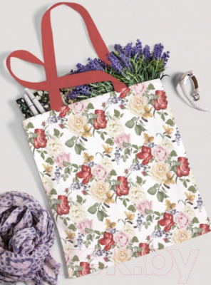 

Сумка-шоппер JoyArty, Переплетения веток роз / bsh_29974