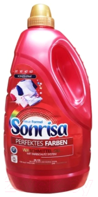 Гель для стирки Sonrisa Perfektes Farben концентрат (4л)