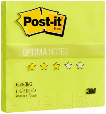 

Бумага для заметок Post-it, Optima. Весна / 654-ONG
