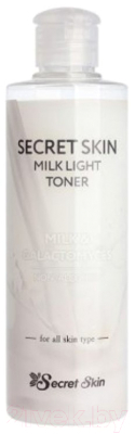 Тонер для лица Secret skin Milk Light Toner New (250мл)
