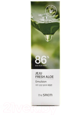 Эмульсия для лица The Saem Jeju Fresh Aloe Emulsion (155мл)