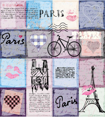 Сумка-шоппер JoyArty Париж для путешествий / bstl_19042