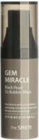 Маска для лица кремовая The Saem Gem Miracle Black Pearl O2 Bubble Mask (10мл) - 