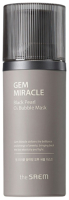 Маска для лица кремовая The Saem Gem Miracle Black Pearl O2 Bubble Mask (105мл) - 