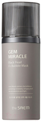 Маска для лица кремовая The Saem Gem Miracle Black Pearl O2 Bubble Mask (105мл)