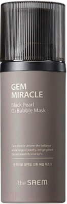 

Маска для лица кремовая The Saem, Gem Miracle Black Pearl O2 Bubble Mask