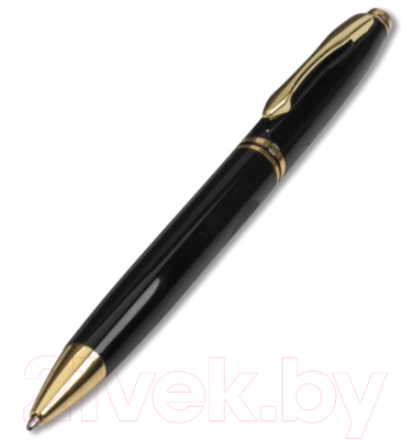 Ручка шариковая Brauberg De Luxe Black / 141411 (синий)