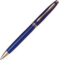 Ручка шариковая Brauberg De Luxe Blue / 141412 (синий) - 