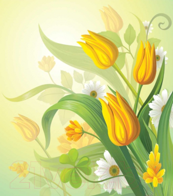 Сумка-шоппер JoyArty Весенние тюльпаны / bstl_17759