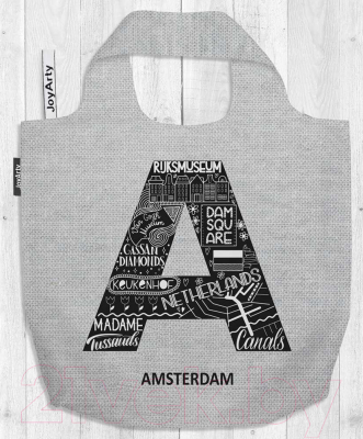 Сумка-шоппер JoyArty Абстрактная карта Амстердама / bstl_221405