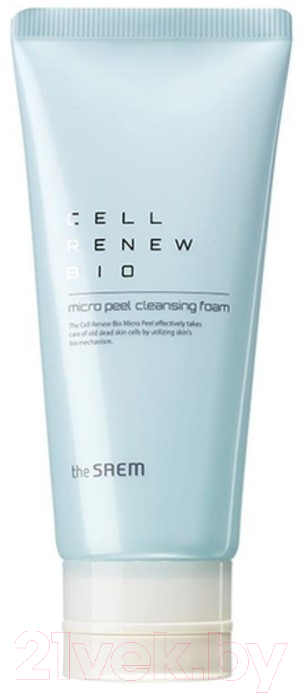 Пенка для умывания The Saem Cell Renew Bio Micro Peel Cleansing Foam