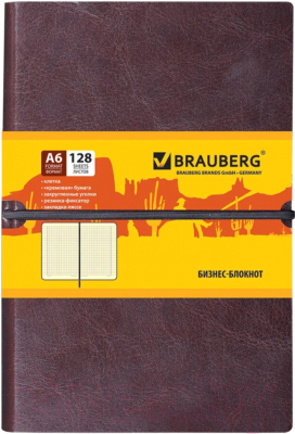 Записная книжка Brauberg Western / 125241 (коричневый)