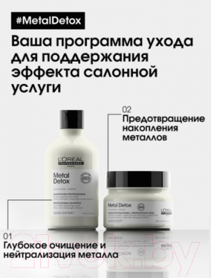 Шампунь для волос L'Oreal Professionnel Serie Expert Мetal Detox (300мл)