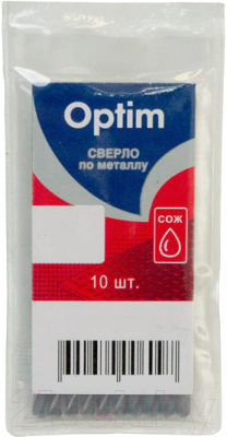 Набор сверл Optim 361065 (10шт)