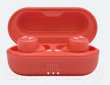 Наушники-гарнитура JBL UA True Wireless Streak / UAJBLSTREAKRED (красный)