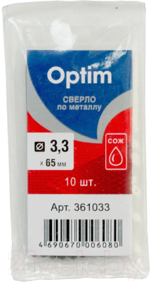 

Набор сверл Optim, 361033