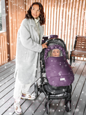 Конверт детский Amarobaby Snowy Baby / AMARO-6102-F0 (фиолетовый)