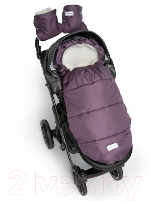 Конверт детский Amarobaby Snowy Travel / AMARO-6101-F0 (фиолетовый)