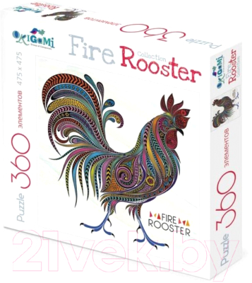 

Пазл Origami, Fire Rooster Узорный петух / 02633