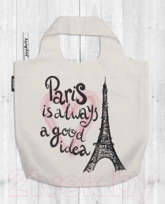 Сумка-шоппер JoyArty Париж - всегда хорошая идея / bstl_11331