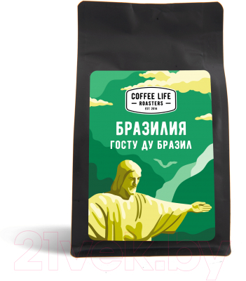 Кофе в зернах Coffee Life Roasters Бразилия / 5030 (250г)