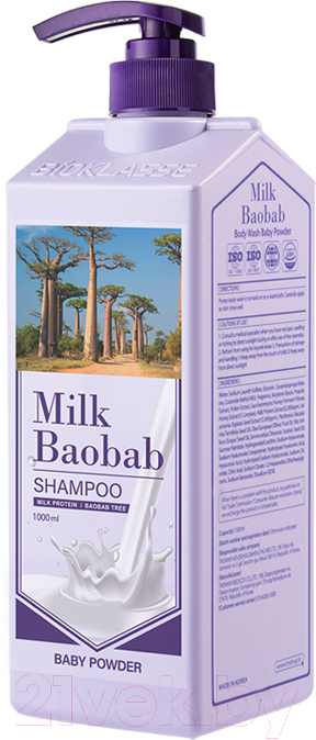 Шампунь для волос Milk Baobab Original Shampoo Baby Powder (1л)