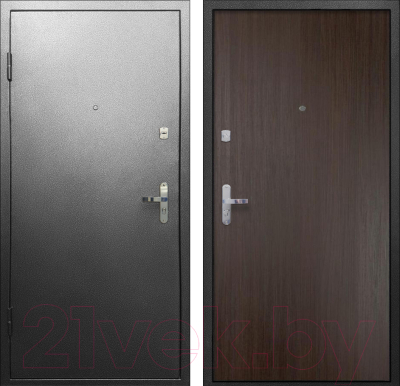 Входная дверь Промет Спец Pro 2 86x206 (левая, венге/антик серебряный)