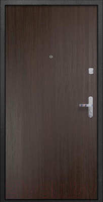 Дверь входная Промет Спец Pro 2 86x206 (правая, венге/антик серебряный)