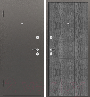 Входная дверь Промет Марс 6 86x205 (левая, Mocco ПФ-022/шале графит)