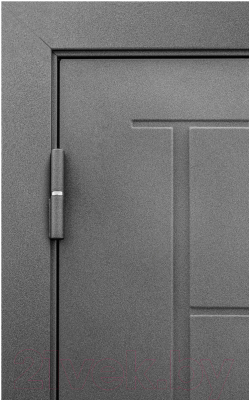 Входная дверь Промет Марс 12 86x205 (левая, антрацит рефлект/ларче)