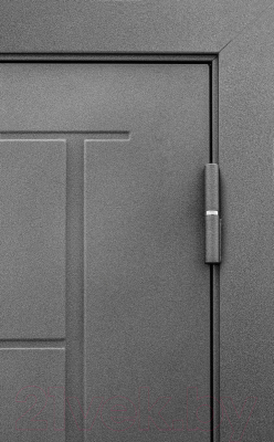 Входная дверь Промет Марс 12 86x205 (правая, антрацит рефлект/ларче)