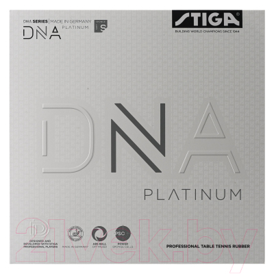 

Накладка для ракетки настольного тенниса STIGA, Dna Platinum S / 1712-0405-21