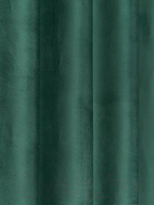 Шторы Soft Lines Бархат 9138-10 (150x250, зеленый изумруд)